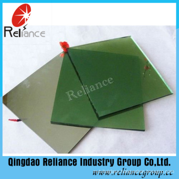 4-8mm Dark Green Tinted Glass with ISO9001&Ce Certificate